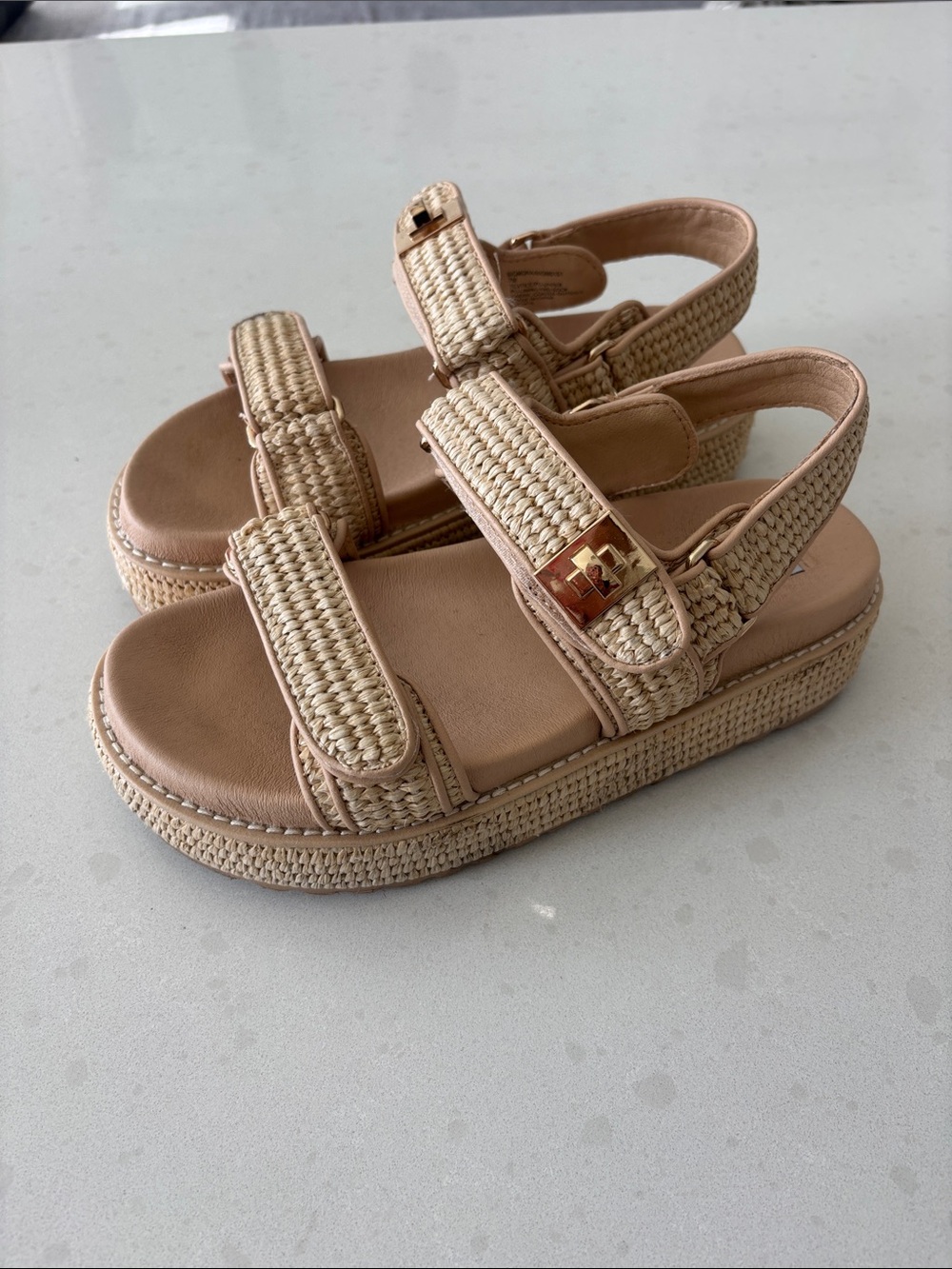 Women Woven Platform Sandals